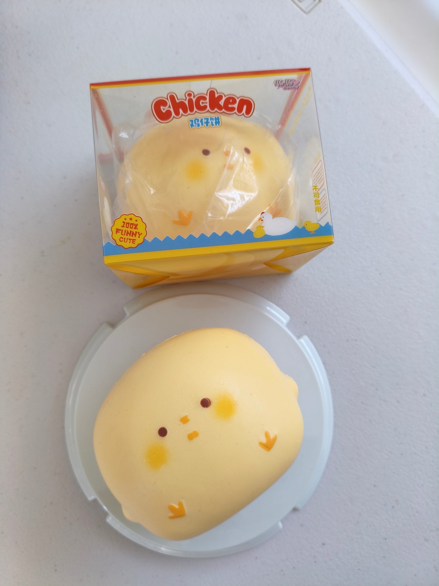Vava| Chicken Biscuit Slow Rising Squishy - Soft Sensory Fidget Toy for Anxiety & Stress Relief