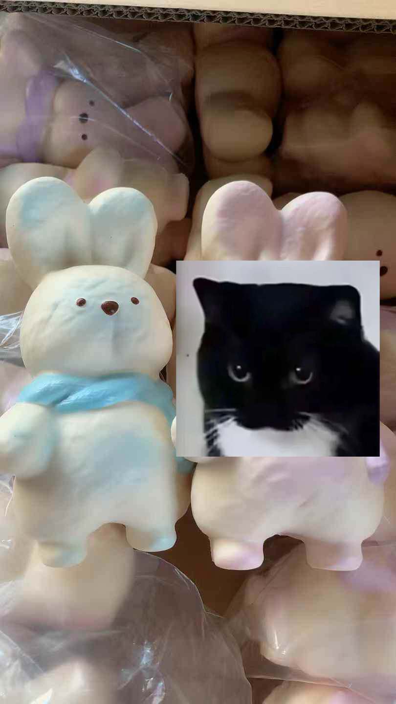 Labulado| Scarf Bunny Bread Squishy