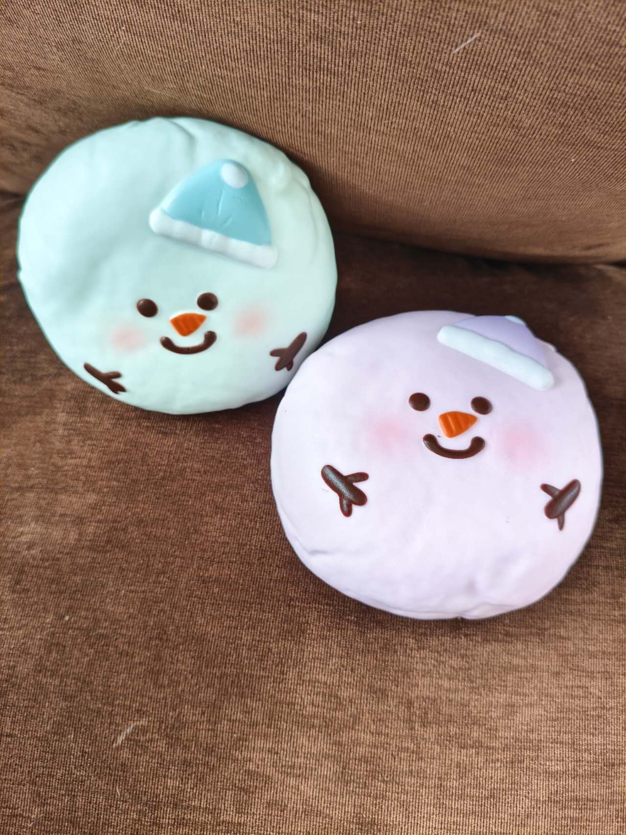 Bingbing | Snowman Pancake Shape Slow Rising Squishy