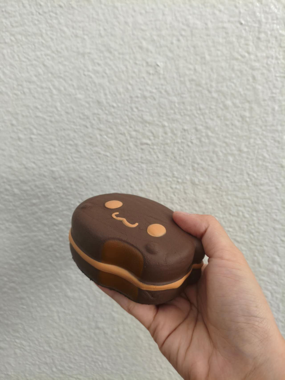 Mus Boss | Doughy Chocolate Pie Slow Rebound Squishy (Slow Rising Stress Relief)