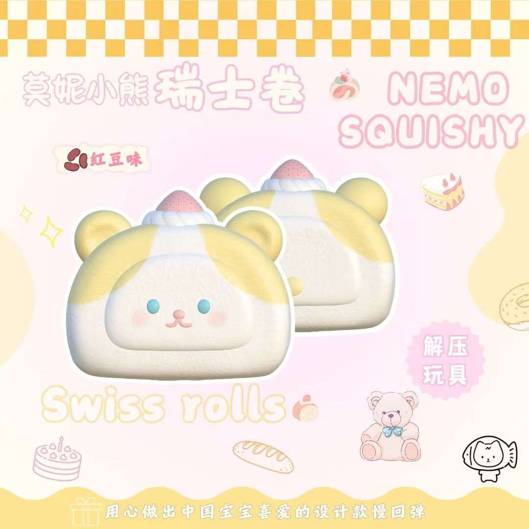 Nemo | Bear Swiss Roll Squishy