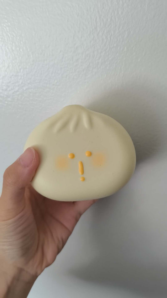 Full | GangGang Bao Bun Squishy | Cute Slow-Rising Derpy Face Stress Toy Slow Rising