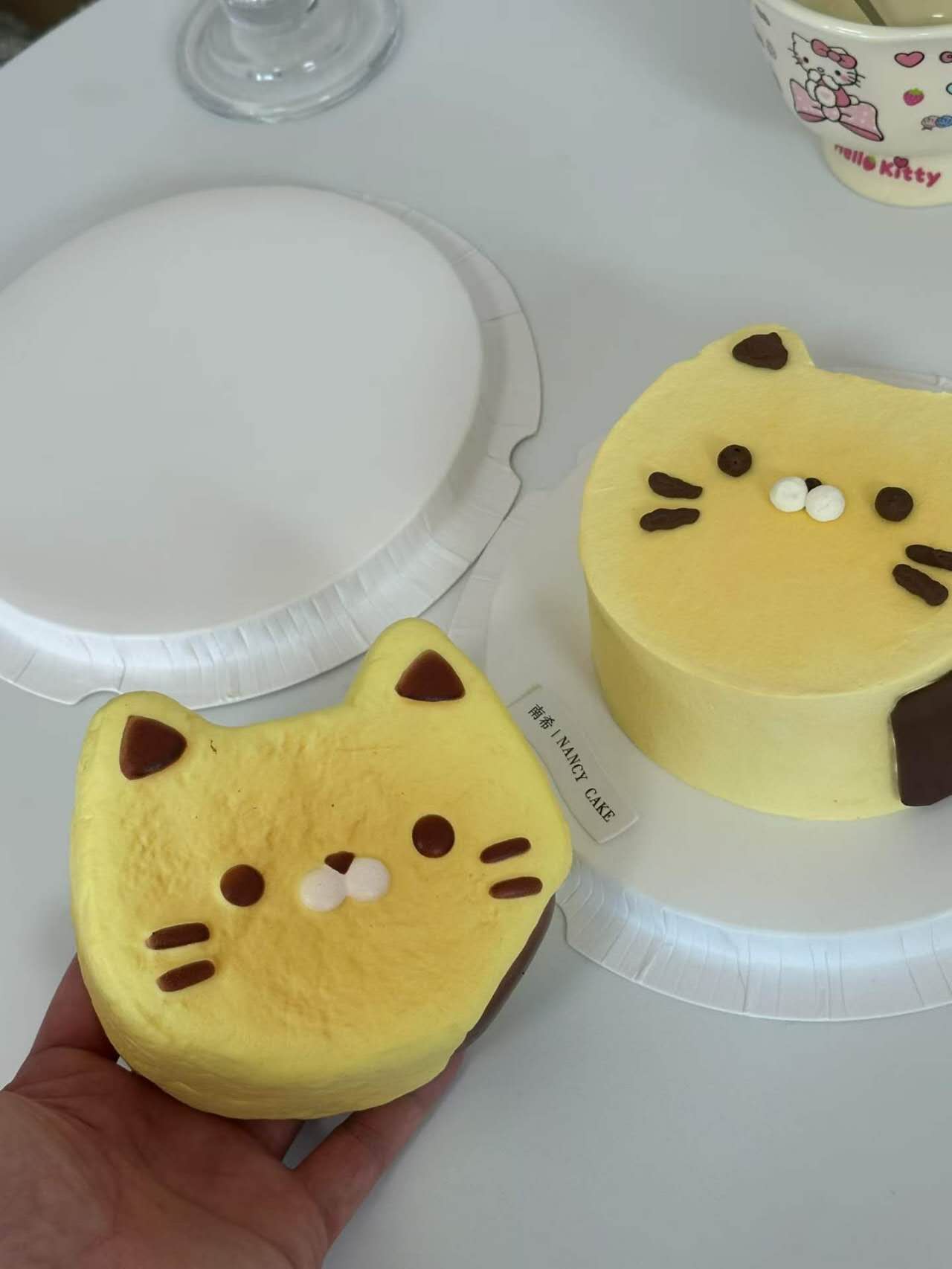 Orange Squishy | Meow Choco Filled Pastry Squishy, Slow Rising Squishy, Stress Relief
