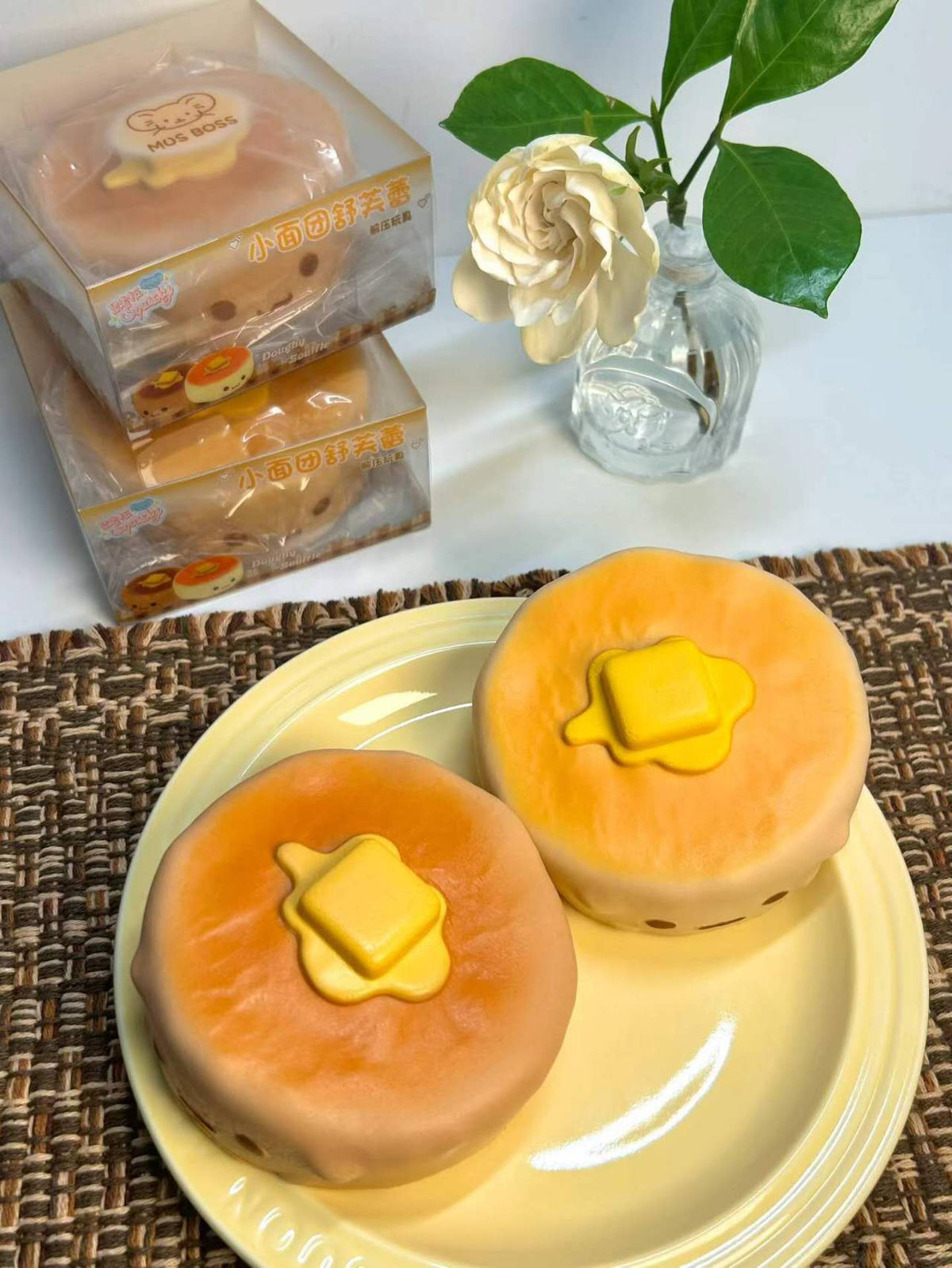 MusBoss|Doughy Soufflé Pancake Shape Slow Rising Stress Relief Toy