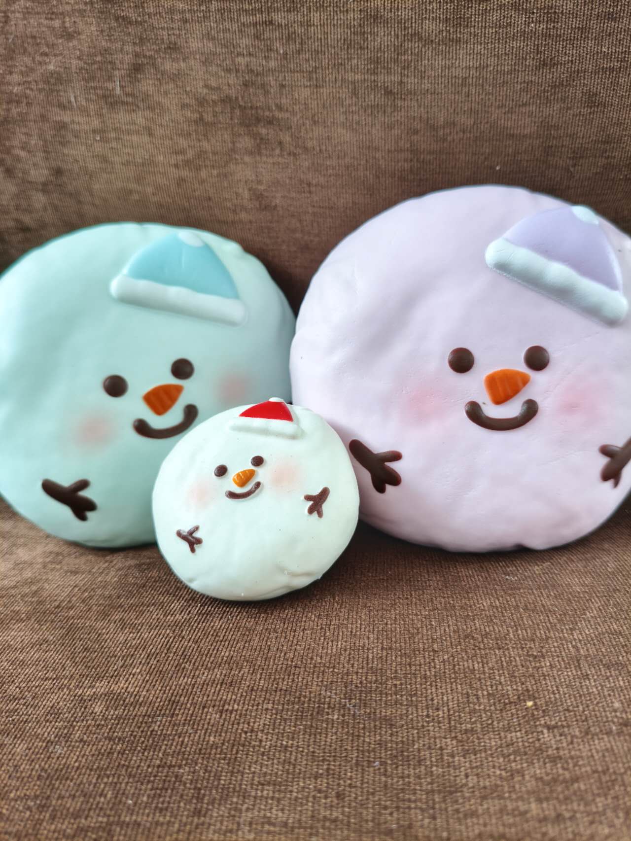 Bingbing | Snowman Pancake Shape Slow Rising Squishy