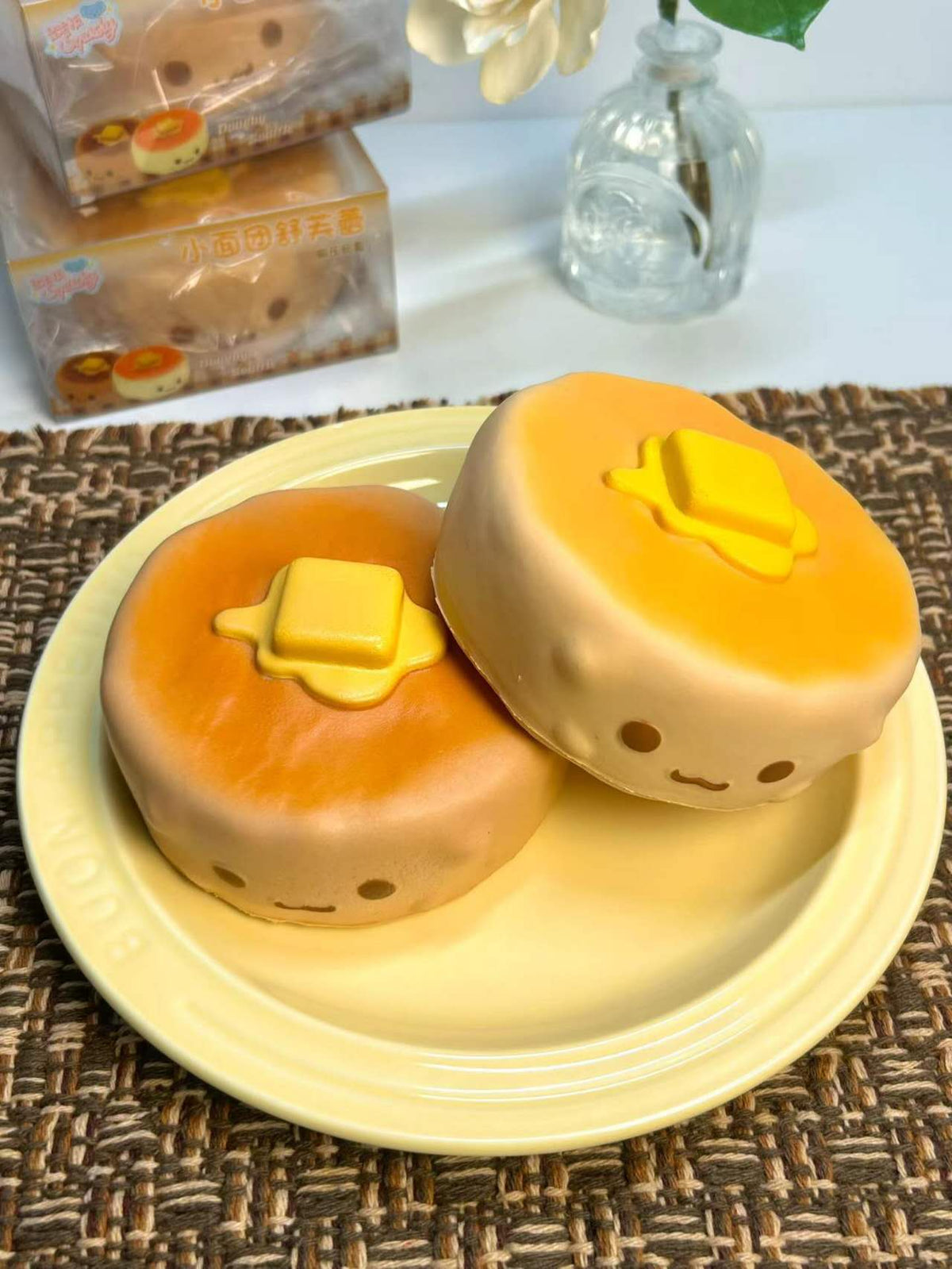 MusBoss|Doughy Soufflé Pancake Shape Slow Rising Stress Relief Toy