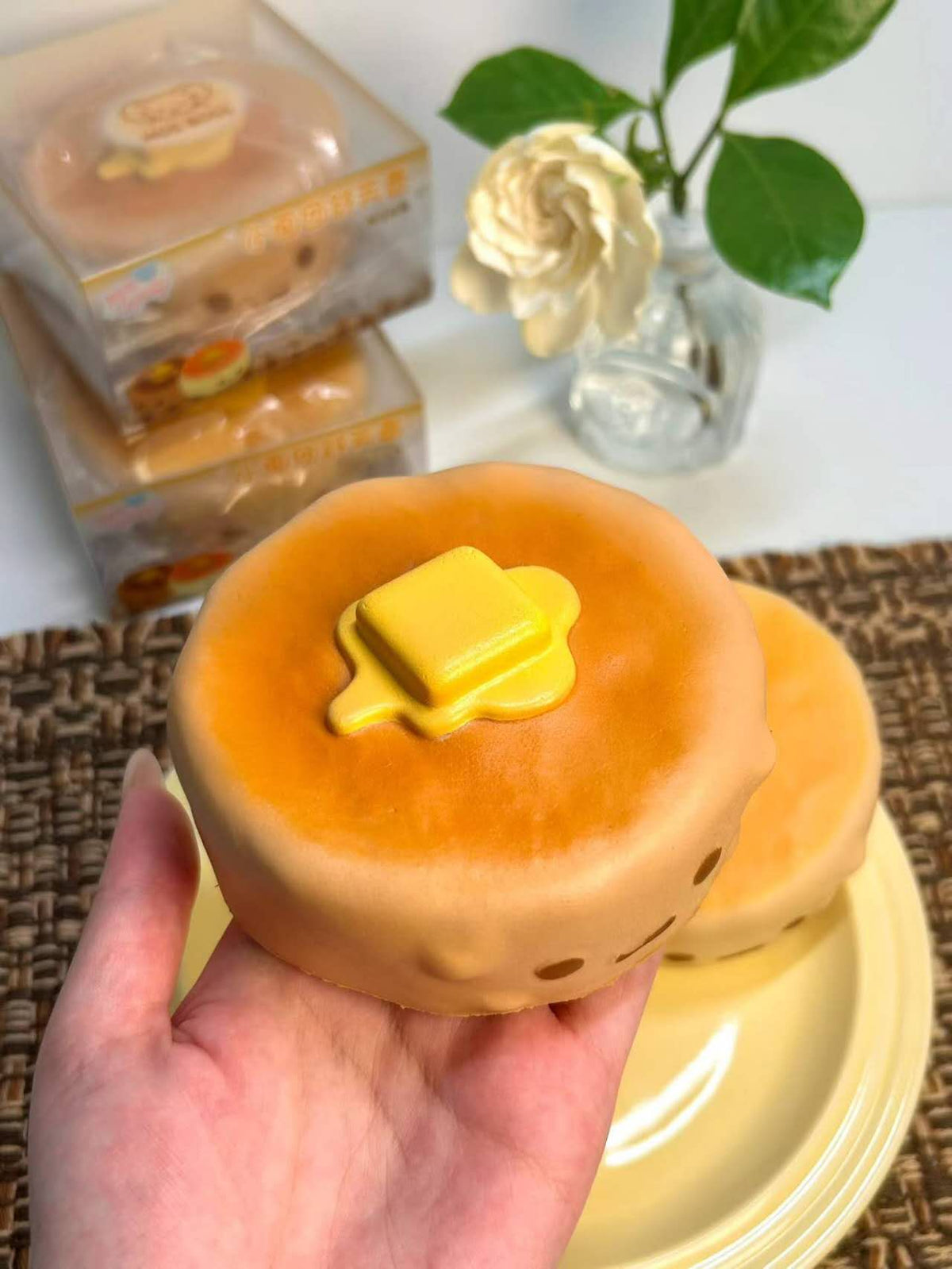 MusBoss|Doughy Soufflé Pancake Shape Slow Rising Stress Relief Toy