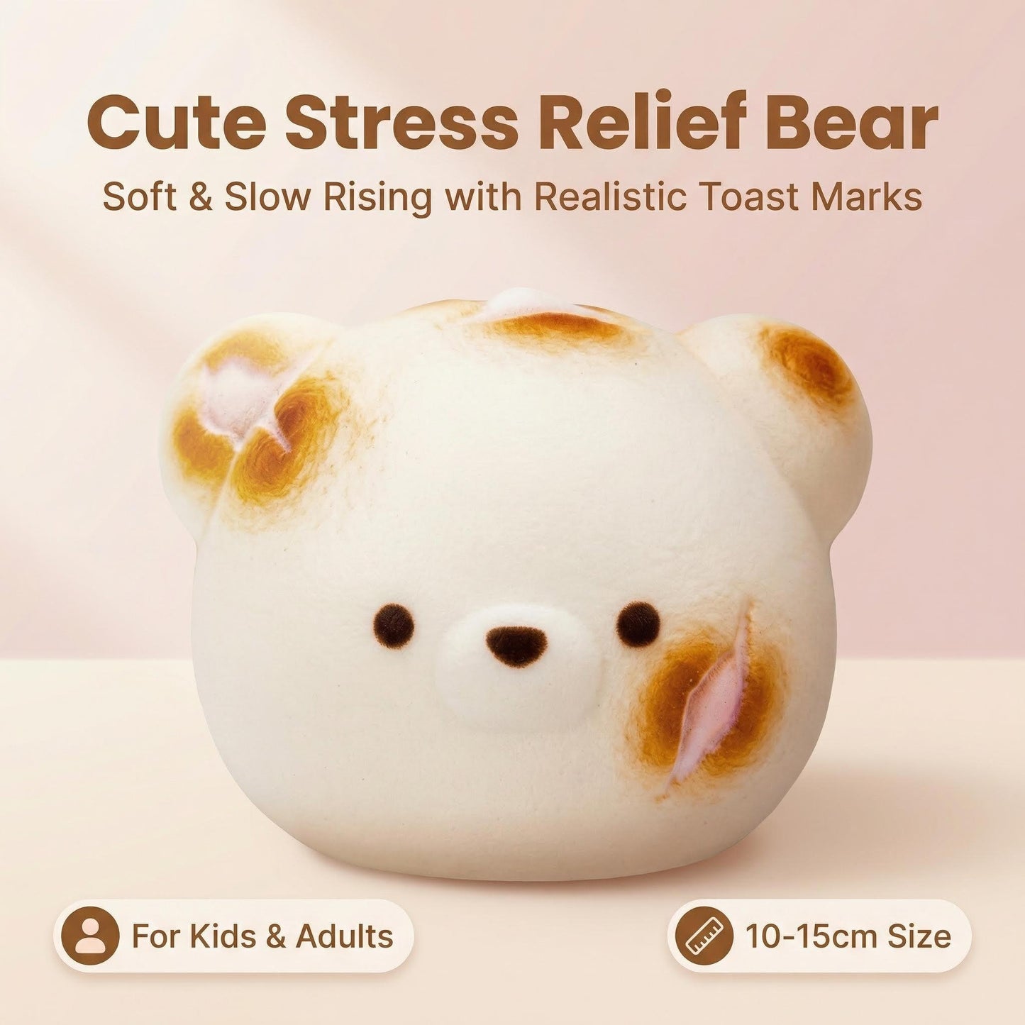 Bursting Mochi Bear Slow Rising Squishy