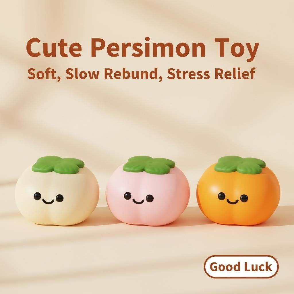 Yummy | Lucky Persimmon Slow Rising Squisy