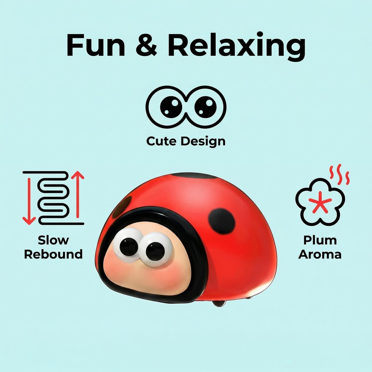 Rosey | Ladybug slow-rising Squishy