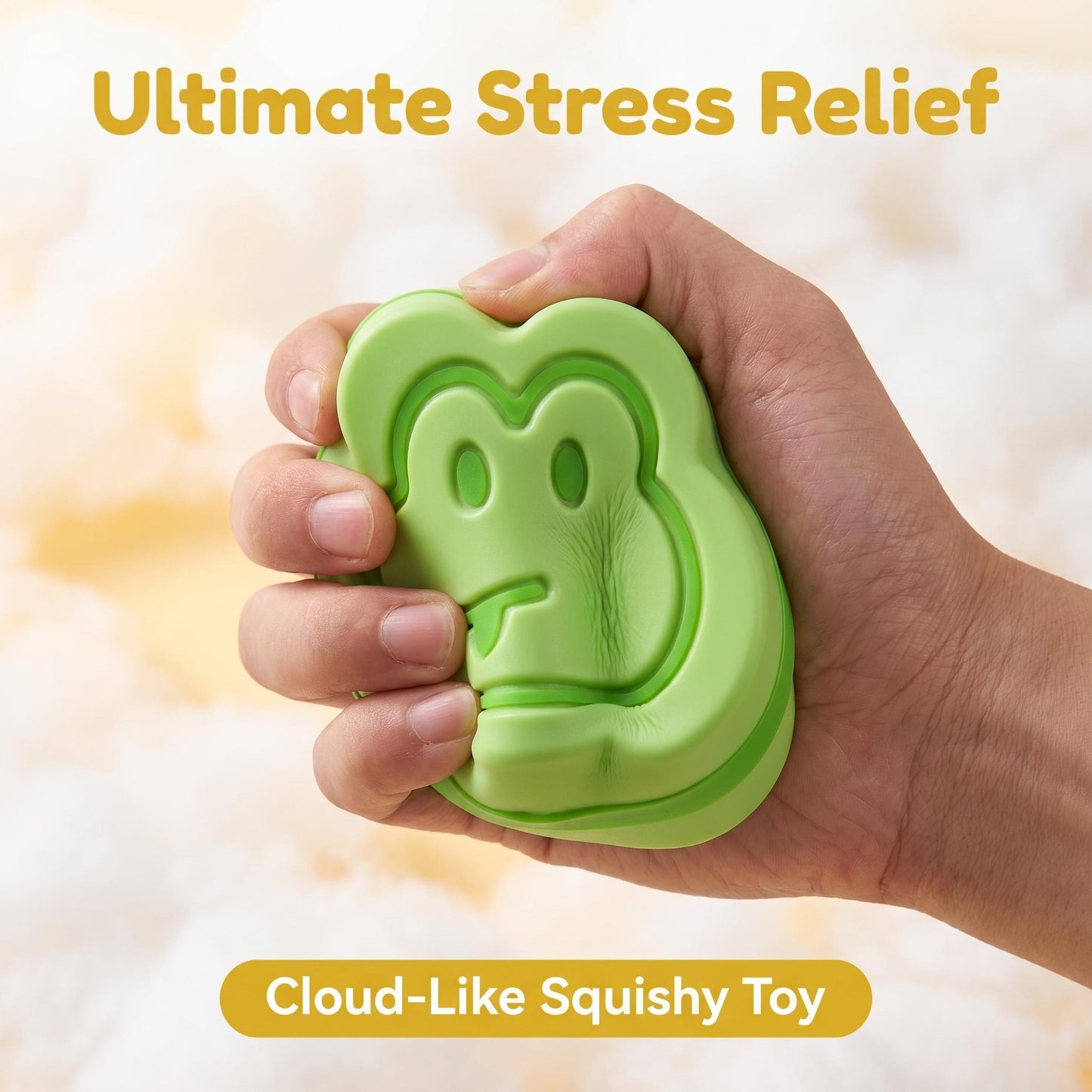 Kiibru| Cute Green Crocodile Slow Rebound Squishy Toy