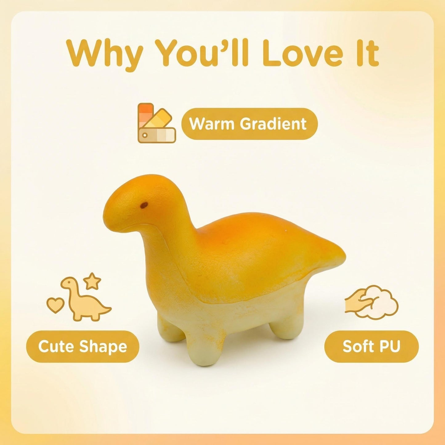 Dino Bread Slow-Rising Squishy Serious