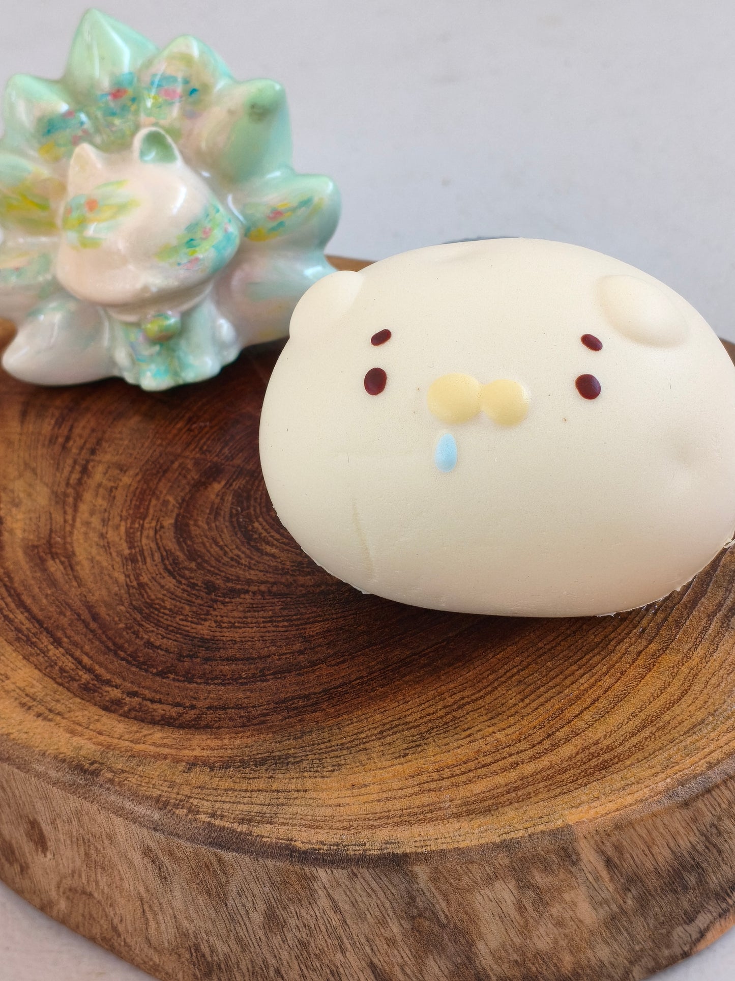 Vava|Cute Round Potato Puppy Squishy - Mini Pocket Slow-Rising Toy for Anxiety Relief