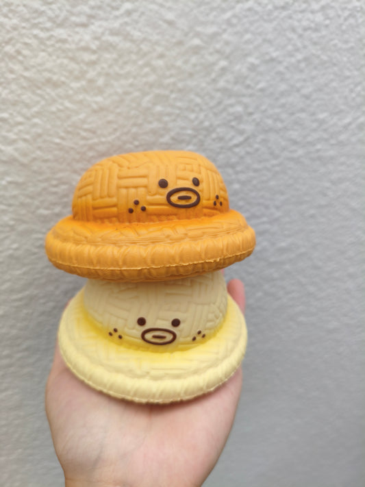 Full| Lao Zhang Straw Hat Squishy, Slow Rising, Stress relief, Free over $50