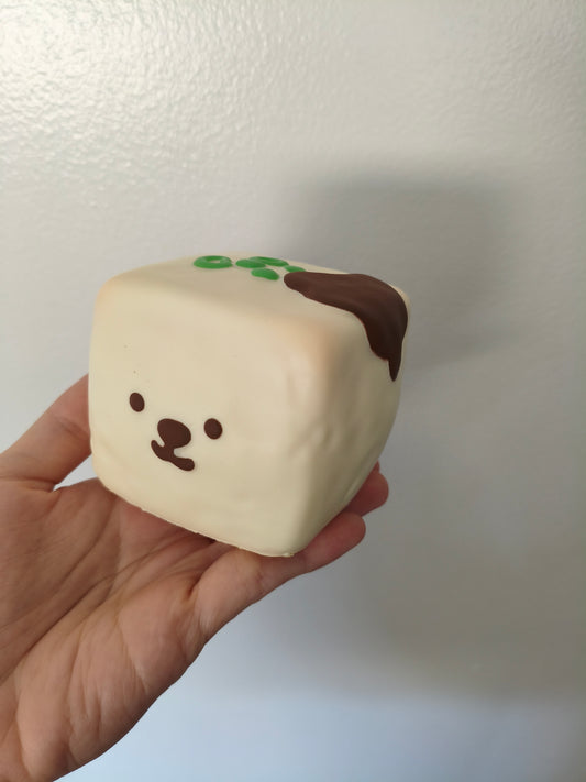 Full|Puggy Tofu Cubes Slow Rising Squishy, Stress Relief