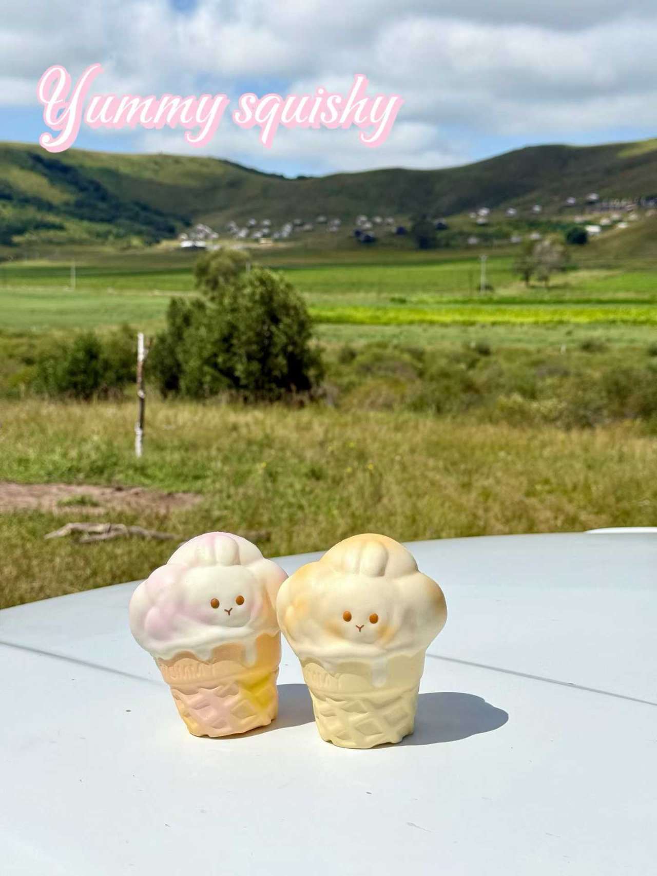 Yummy| Bunny Ice Cream shape slow-rising squishy
