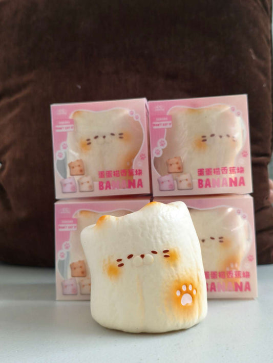 CC | Banana Cat Slow Rising Squishy, Foam Squishy