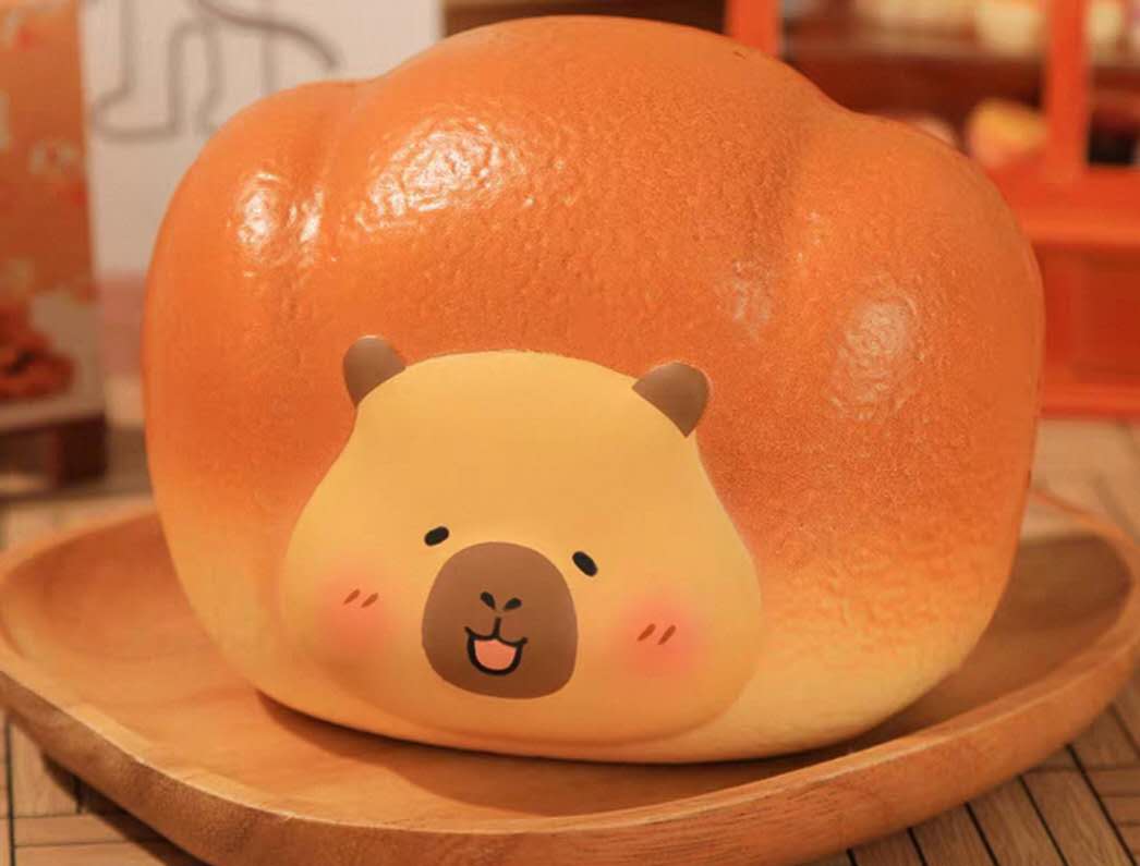 [JENNIE'S PICK] Capybara Bread Squishy -Stress Relief Toy